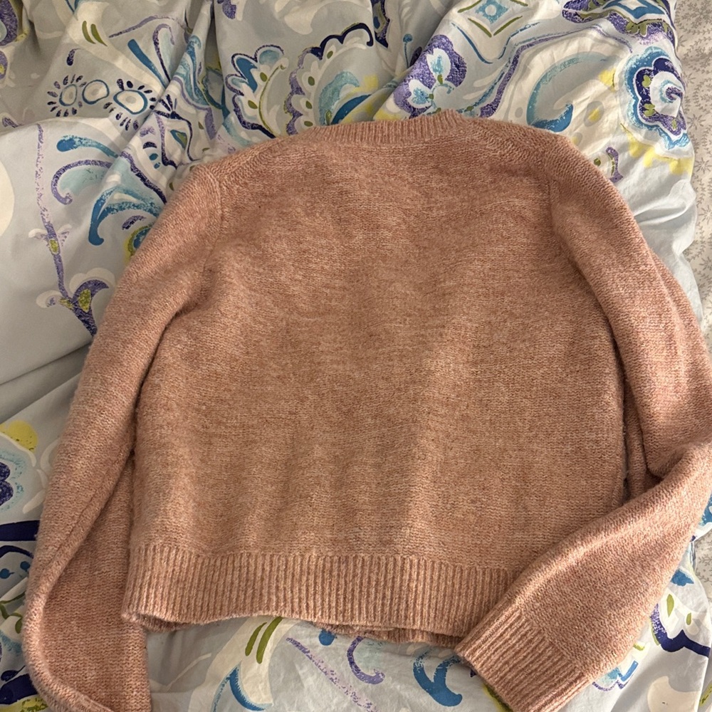J. Crew Soft Pink Knit Sweater - Picture 4 of 6
